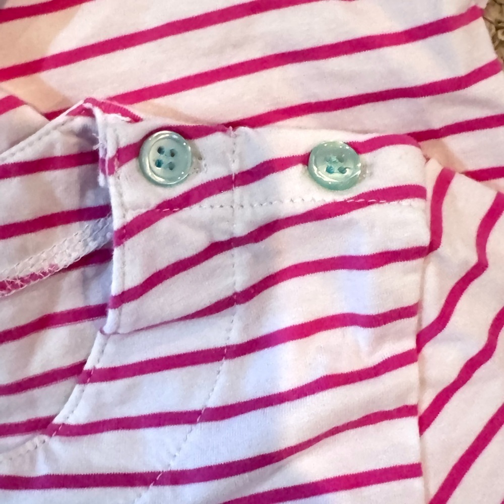 ☃️Striped Pink Flamingo T-Shirt Dress - Picture 7 of 7